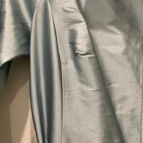 Rickie Freeman for Teri Jon Size 8 Dusty Blue Cocktail Dress - Picture 7 of 14